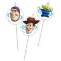 Pajitas de Plástico Toy Story 3 Paquete de 8 Unidades