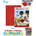 Tarjetas de Invitación Playful Mickey Paquete de 6 Unidades