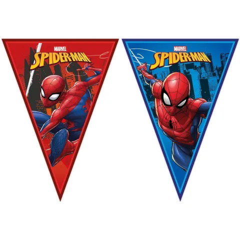 Banderín de Plástico Spiderman Team Up - 2.3m