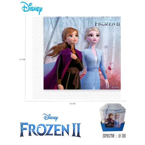 Servilletas de Papel 2 Capas Frozen II - Paquete de 20