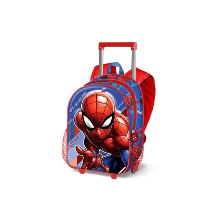 Mochila Trolley 3D Spiderman Pequeña Skew