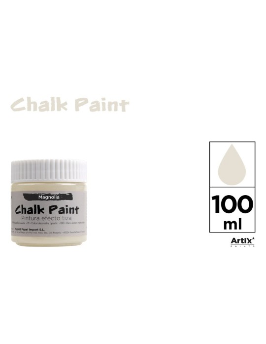 Pintura efecto tiza Artix, 100 ml, Blanco magnolia