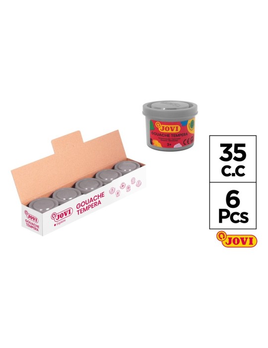 Témpera gouache en bote de 35 ml - JOVI, Plata