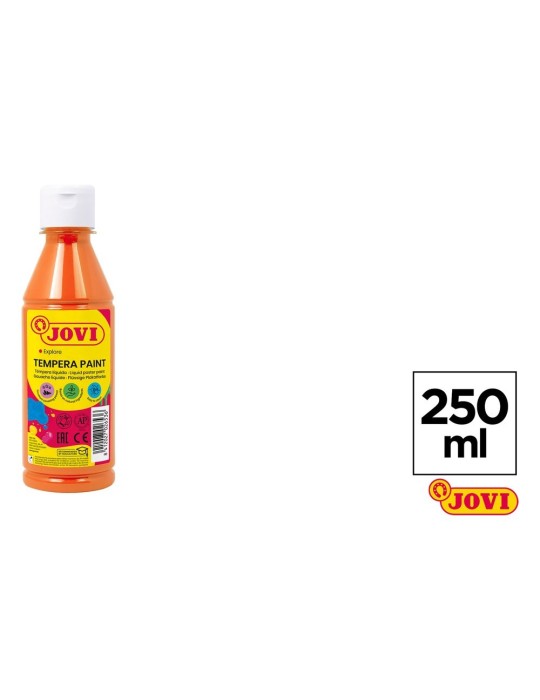 Témpera líquida en bote de 250 ml - JOVI, Naranja