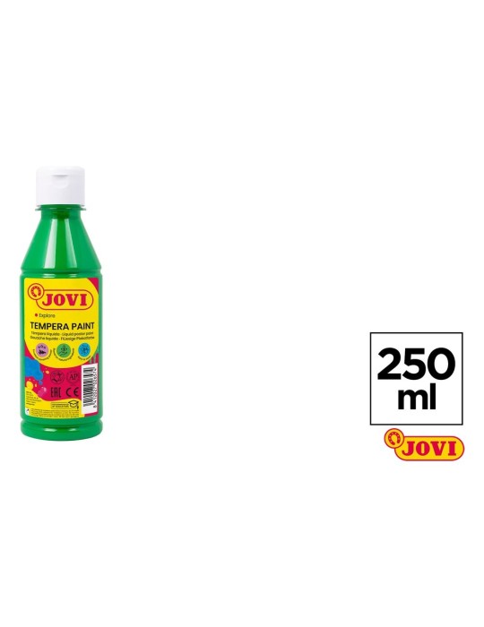 Témpera líquida en bote de 250 ml - JOVI, Verde medio