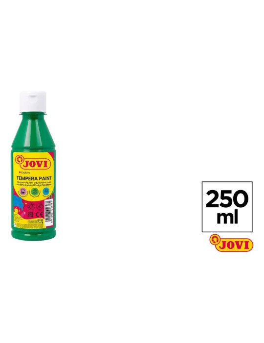 Témpera líquida en bote de 250 ml - JOVI, Verde oscuro