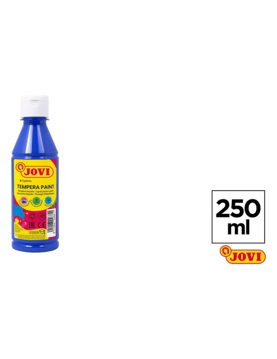 Témpera líquida en bote de 250 ml - JOVI, Azul ultramar