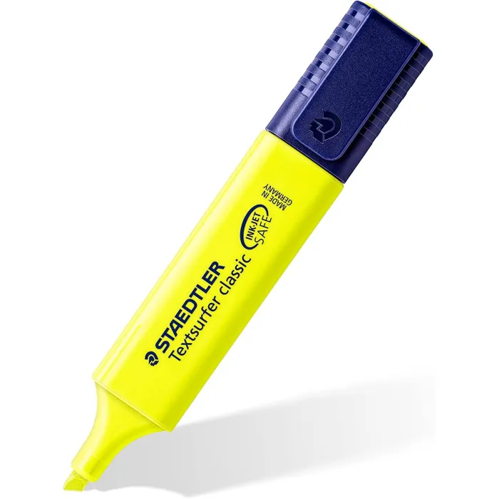 Marcador fluorescente Textsurfer Classic 1-4 mm - Staedtler, Amarillo