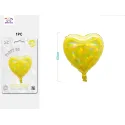 Globos Mylar Láser de Corazón Color Dorado 43cm 1 Pieza - PartyGO