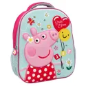 Mochila 3D Peppa Pig 26 x 10 x 32cm