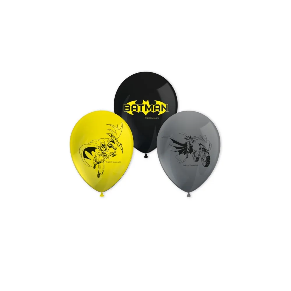 Globos de Látex Batman 8uds