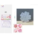 Clips de Globo Portátiles de 8 Piezas con Forma de Flor 8cm - PartyGO