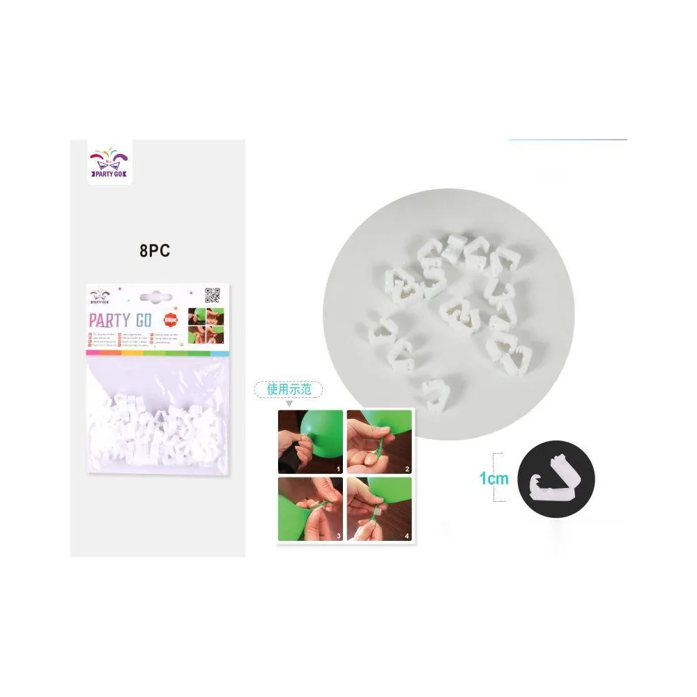 Clip para Globos 80pc - PartyGO