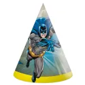 Paquete de 6 Sombreros de Papel Batman Rogue Rage Diversión y Aventura para tus Fiestas