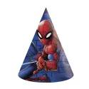 Paquete de 6 Gorros de Spiderman Team Up: Diversión y Aventura para tus Fiestas