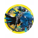 Plato de Papel de 23 cm FSC Batman Rogue Rage Next G Añade Acción a tus Fiestas