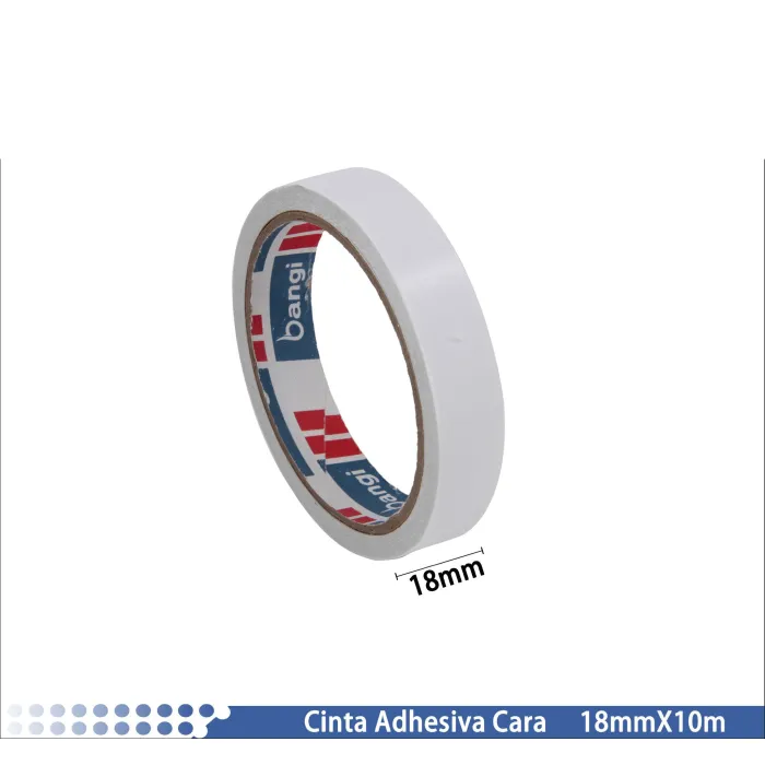 Cinta Adhesiva de Doble Cara de 18mm x 10m B&G HOME