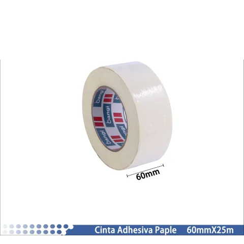 Cinta Adhesiva de Papel 60mm x 25m - B&G HOME