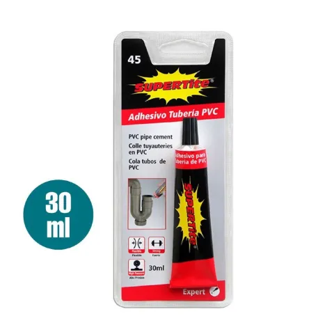 ADHESIVO TUBERÍA PVC 30ML - SUPERTITE