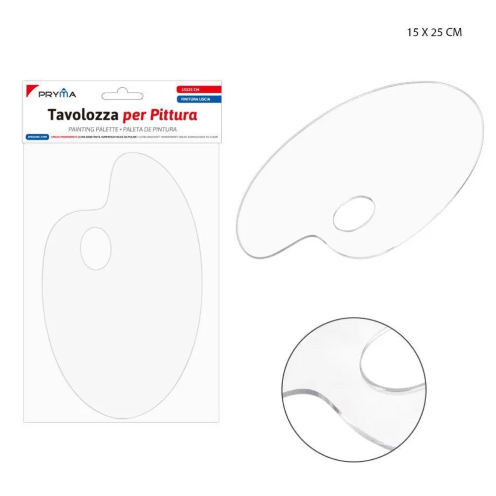 Paleta de Pintura Pryma 15 x 25 cm - El aliado perfecto para el Artista Creativo.