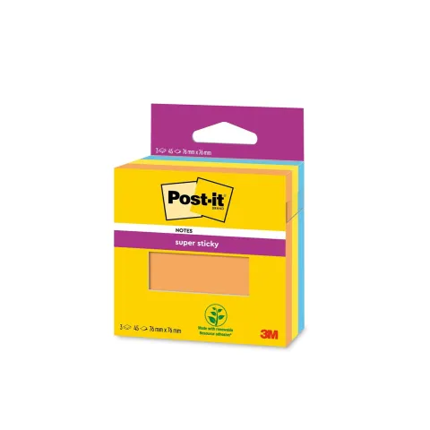 Super Sticky Notas 76 mm x 76 mm 45 hojas - Post-It