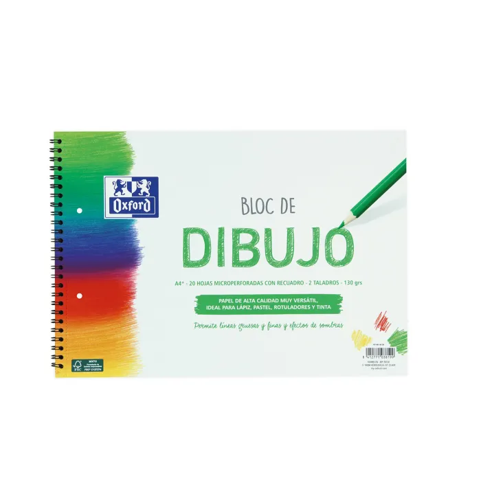 Cuaderno Europeanbook 1 A4+ 80 hojas 5 × 5 Impresión Personalizada - Oxford