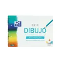 Bloc de dibujo A4+ 20 hojas liso taladros 130g - Oxford