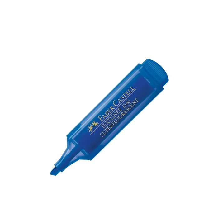 Marcador fluo textliner 46 5 mm - Faber-Castell, Azul