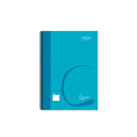 Pack de 8 Cuaderno Espiralado 4º 80H 90gr Liso PP - MP