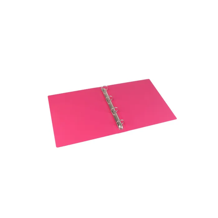 Carpeta PVC Alta Calidad A5 4 Anillas 25mm Magenta - MP