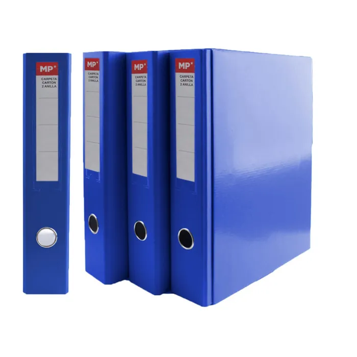 Archivadores con Caja de 3 Carpetas A4 60 mm, Azul