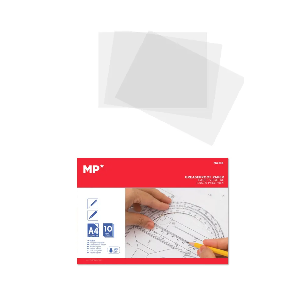 Papel Vegetal A4 10 Hojas - MP