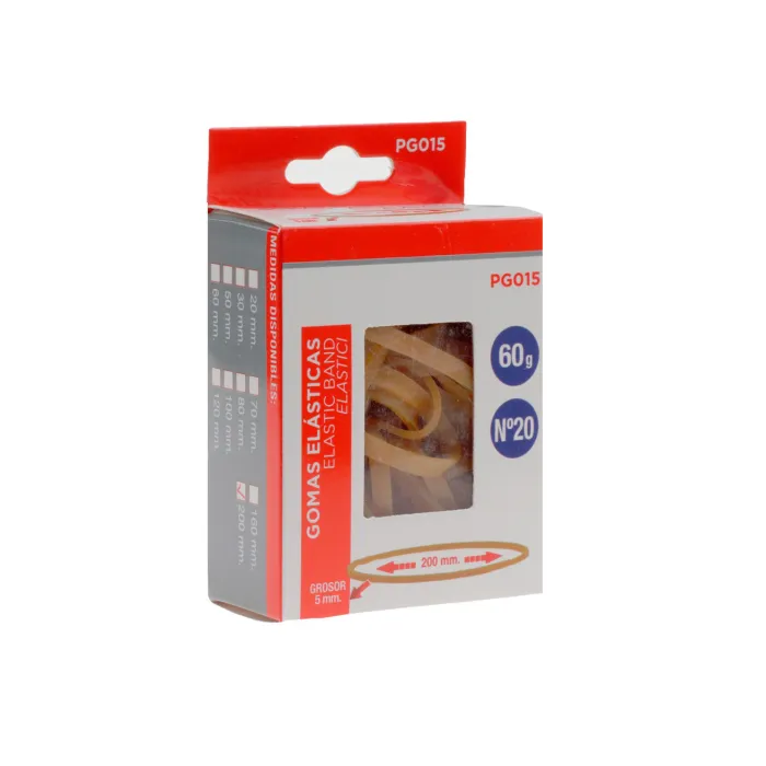 Gomas elásticas 60g 200x5mm N20 - MP