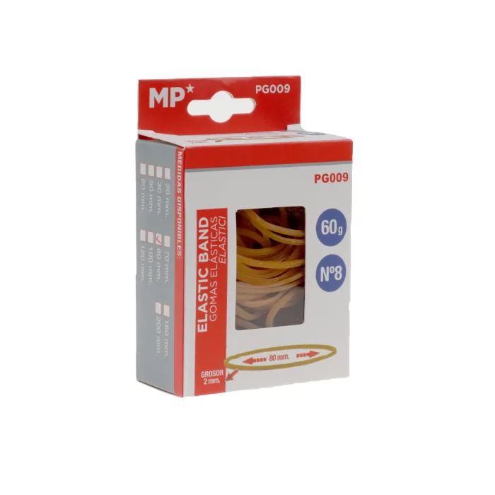 Gomas elásticas 60g 80x2mm N8 - MP