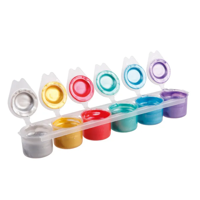 Témpera 6 colores metalizados 15ml - MP