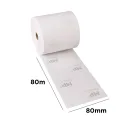 Rollo de Papel Térmico 80x80 mm, 55g, 80 mts - Pack de 8 unidades - MP