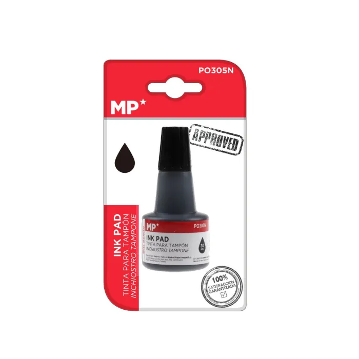 Tinta para tampón 30 ml, Negro
