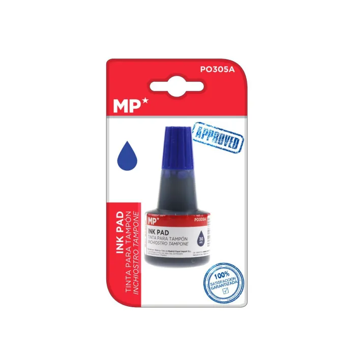 Tinta para tampón 30 ml, Azul