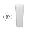 Vaso Tubo Desechable 330CL - Pack de 6: Ideal para Eventos y Fiestas