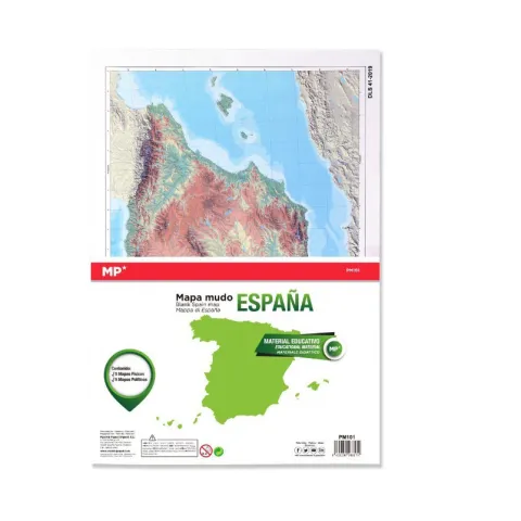 Mapas Mudos de España A4 - MP