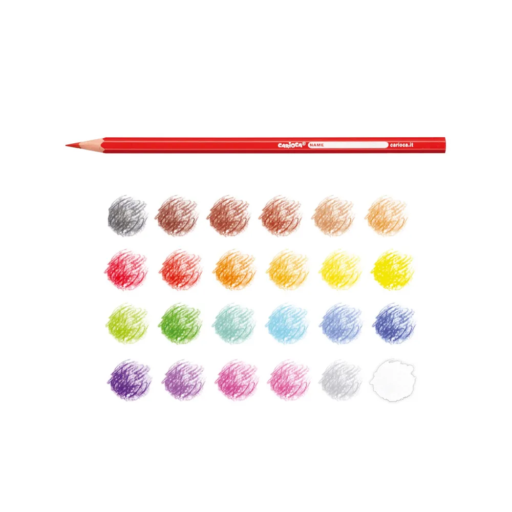 Lápices Hexagonales CARIOCA 3mm Pack de 24 Unidades