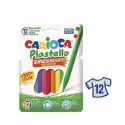 Ceras CARIOCA Plastello Resistentes Pack de 12 Unidades