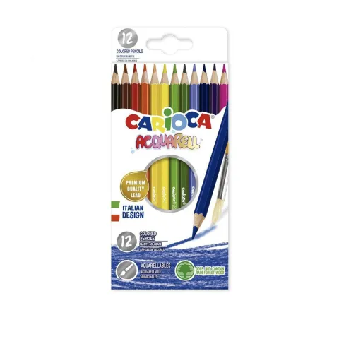 Lápices CARIOCA Acuarelables Acquarell - Pack de 12