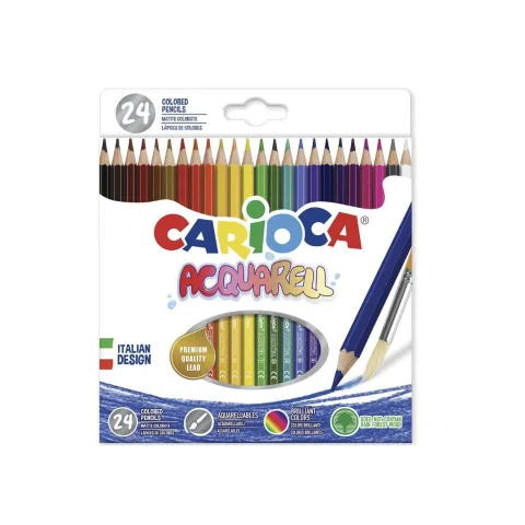 Lápices CARIOCA Acuarelables Acquarell - Pack de 24