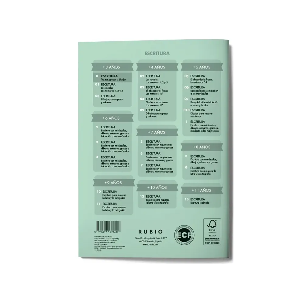 RUBIO C0 Tu inicio perfecto en la escritura