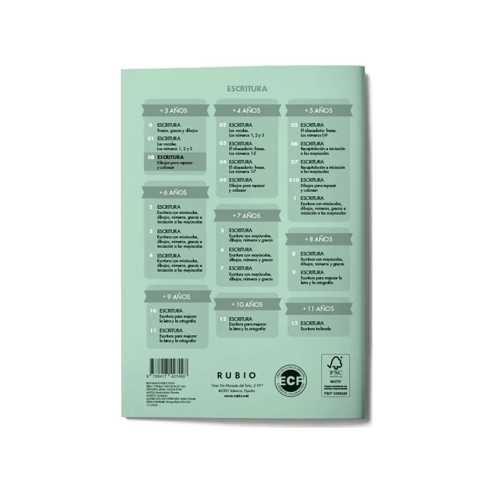 RUBIO C08 ESCRITURA