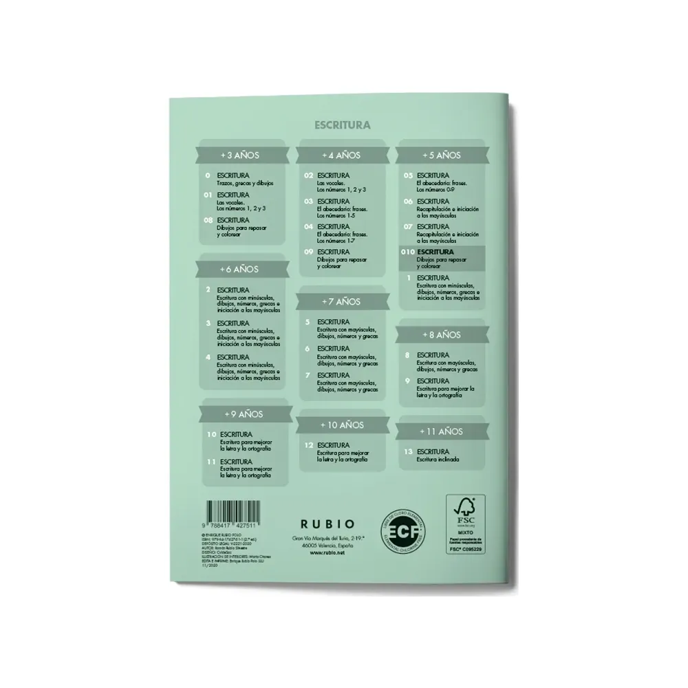 RUBIO C010 ESCRITURA