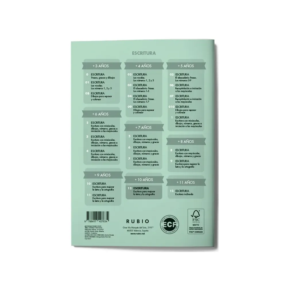 RUBIO C12 ESCRITURA