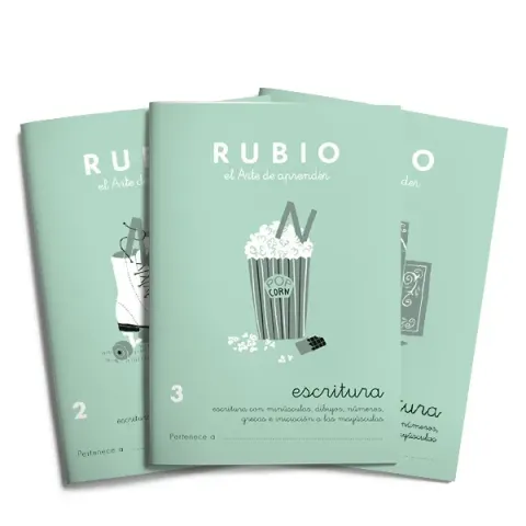 Rubio Colección completa Escritura 24 Cuadernos