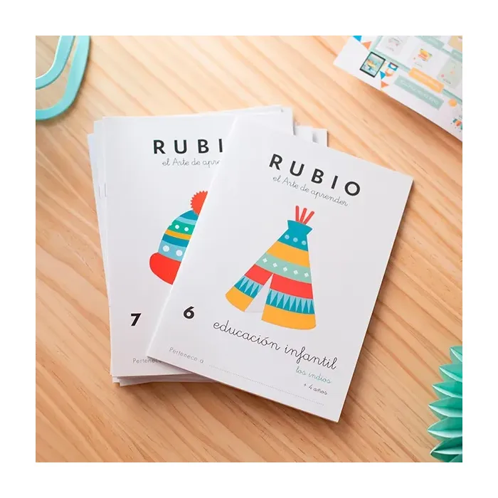 10 Cuaderno Rubio Colección completa Educación Infantil